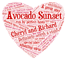 Avocado Sunset Bed and Breakfast Most Loved Reviews